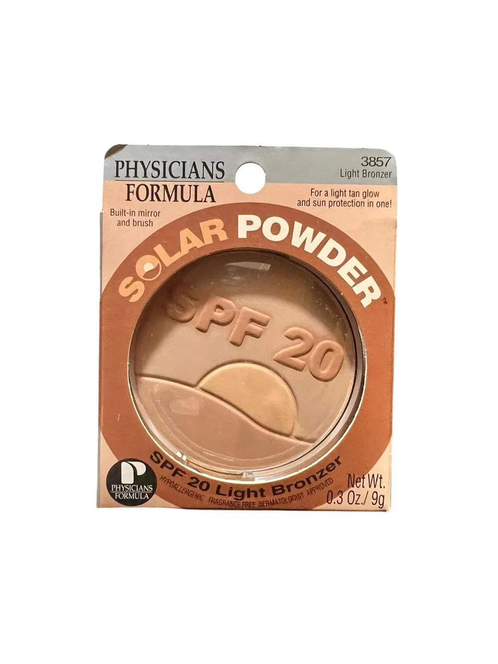 Physicians Formula Solar Powder Light Bronzer 0.3oz / 9g RARE. Discontinued. HTF